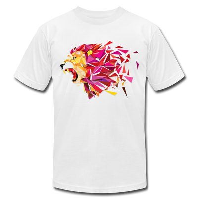 Abstract Lion T-Shirt - white