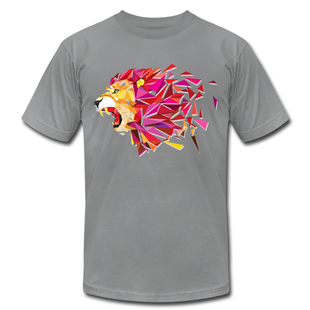 Abstract Lion T-Shirt - slate
