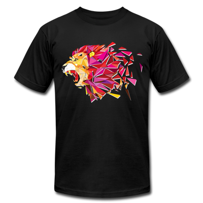 Abstract Lion T-Shirt - black