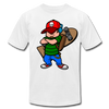 Skater Boy Cartoon T-Shirt - white