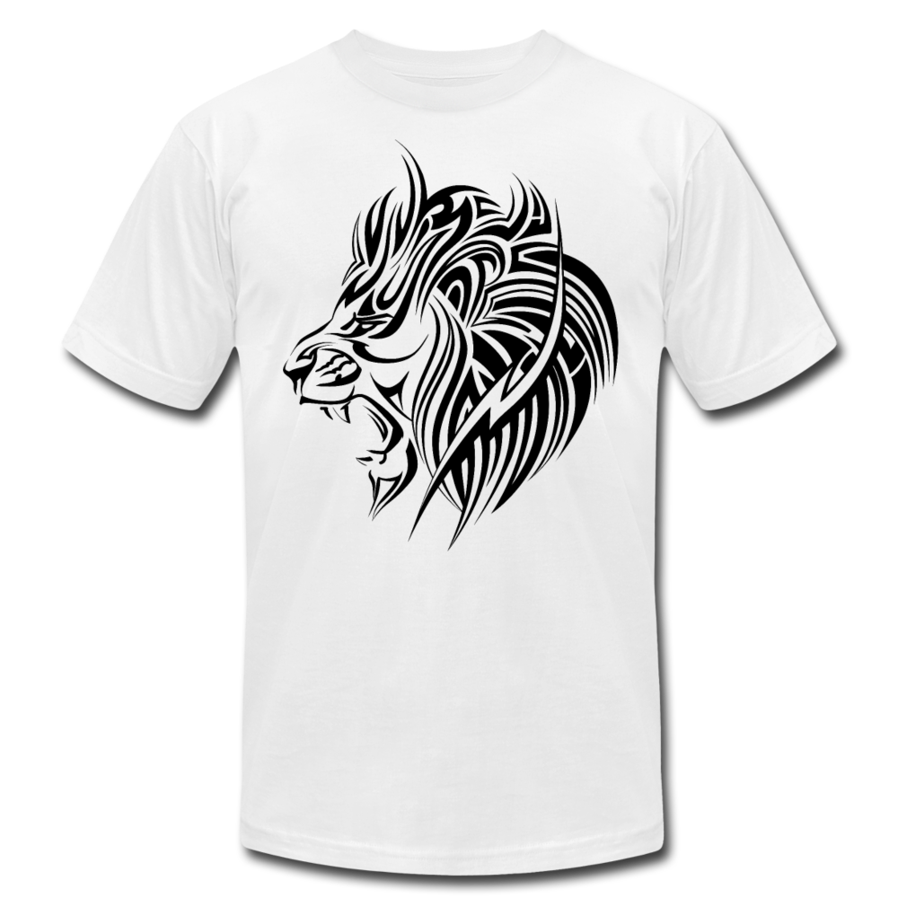 Tribal Maori Lion T-Shirt - white