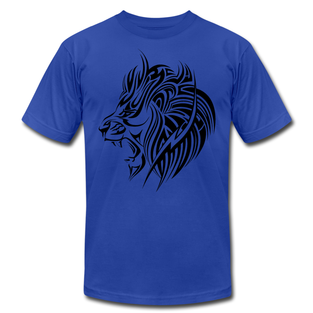 Tribal Maori Lion T-Shirt - royal blue