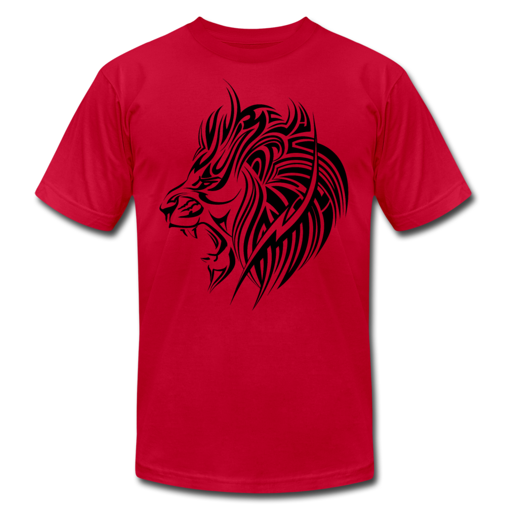 Tribal Maori Lion T-Shirt - red