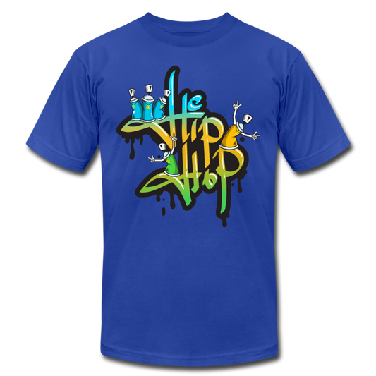 Hip Hop Graffiti T-Shirt - royal blue