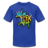 Hip Hop Graffiti T-Shirt - royal blue