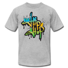 Hip Hop Graffiti T-Shirt - heather gray