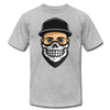 Skull Bandanna T-Shirt - heather gray