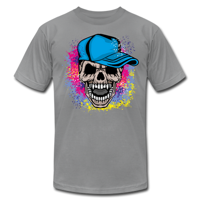 Colorful Abstract Skull T-Shirt - slate