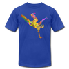Colorful Abstract B-Boy Dancer T-Shirt - royal blue
