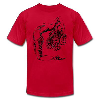 Tribal Maori Girl T-Shirt - red