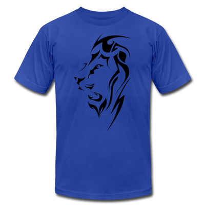 Tribal Maori Lion T-Shirt - royal blue