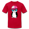 Hipster Penguin T-Shirt - red