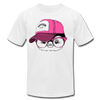 Hipster Penguin Head T-Shirt - white