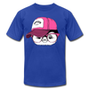 Hipster Penguin Head T-Shirt - royal blue