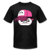 Hipster Penguin Head T-Shirt - black