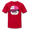 Hipster Penguin Head T-Shirt - red