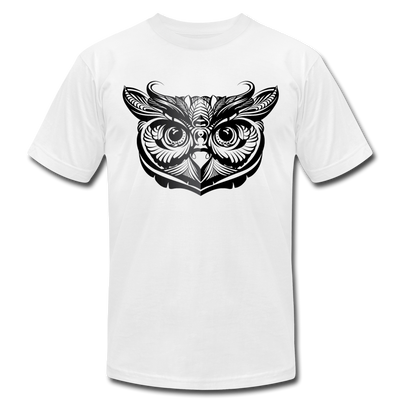 Tribal Maori Owl T-Shirt - white