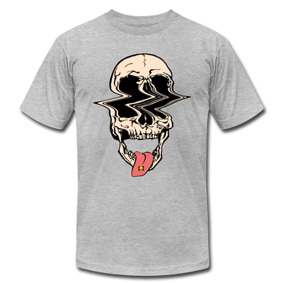 Acid Skull T-Shirt - heather gray