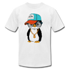 Hipster Penguin T-Shirt - white