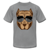 Cool Dog Wearing Sunglasses T-Shirt - slate