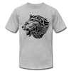 Tribal Maori Lion T-Shirt - heather gray