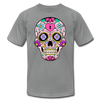 Colorful Sugar Skull T-Shirt - slate