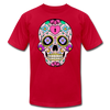 Colorful Sugar Skull T-Shirt - red