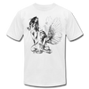 Tribal Maori Devil & Angel T-Shirt - white