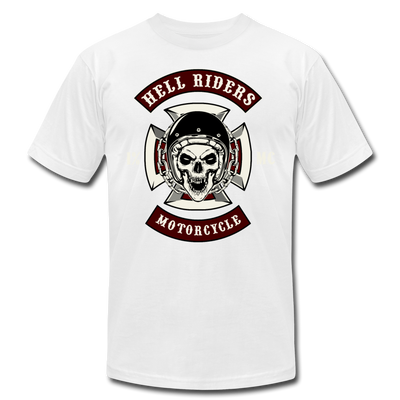 Hell Riders Skull T-Shirt - white