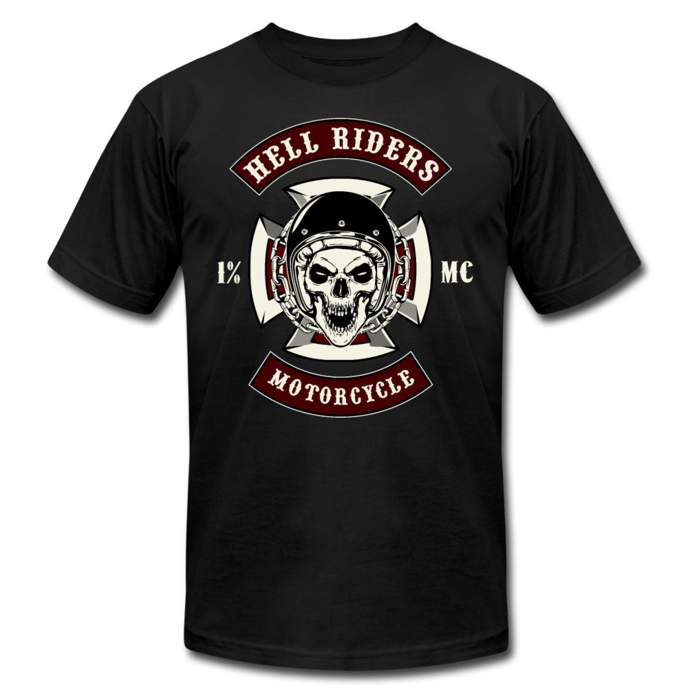 Hell Riders Skull T-Shirt - black