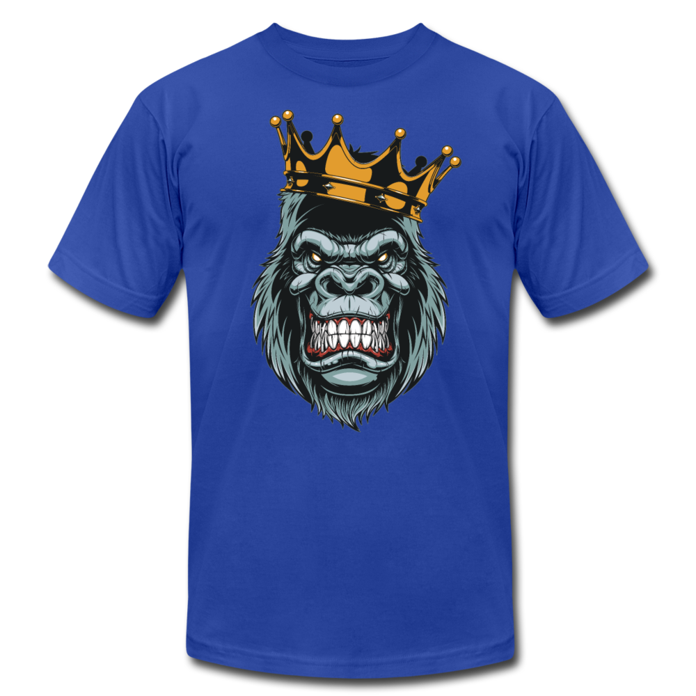 Gorilla Crown T-Shirt - royal blue