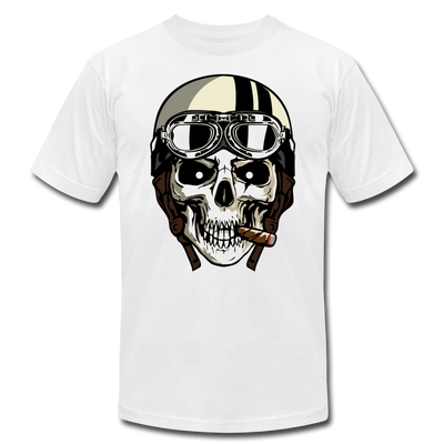 Racer Skull T-Shirt - white