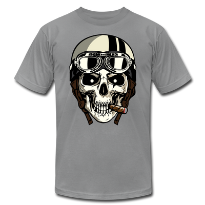 Racer Skull T-Shirt - slate