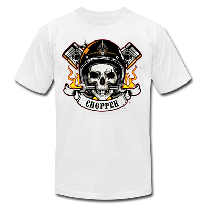 Chopper Skull T-Shirt - white