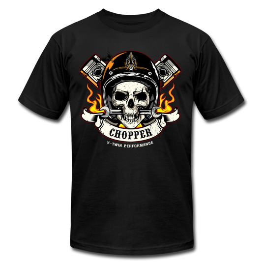 Chopper Skull T-Shirt - black