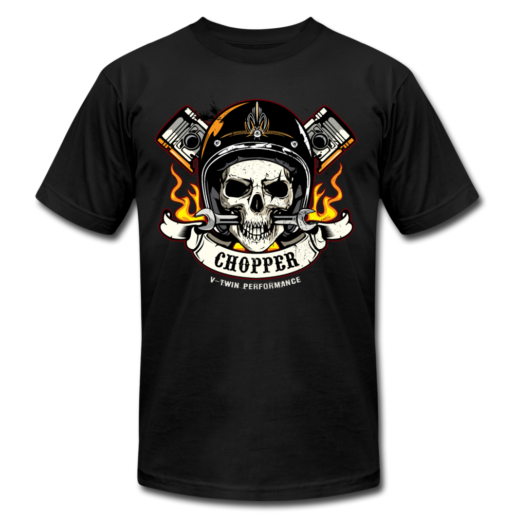 Chopper Skull T-Shirt - black