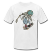 Skater Skeleton T-Shirt - white