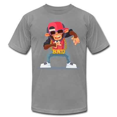 Hip Hop Monkey T-Shirt - slate