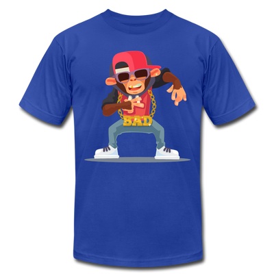 Hip Hop Monkey T-Shirt - royal blue