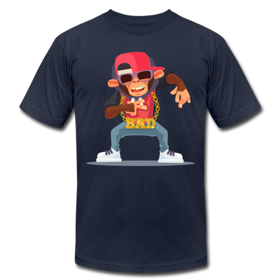 Hip Hop Monkey T-Shirt - navy