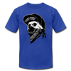 Hardcore Gangster Skull T-Shirt - royal blue