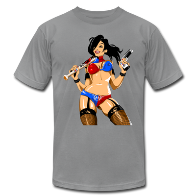 Badass Girl T-Shirt - slate