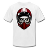 Racer Helmet Skull T-Shirt - white