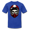 Racer Helmet Skull T-Shirt - royal blue