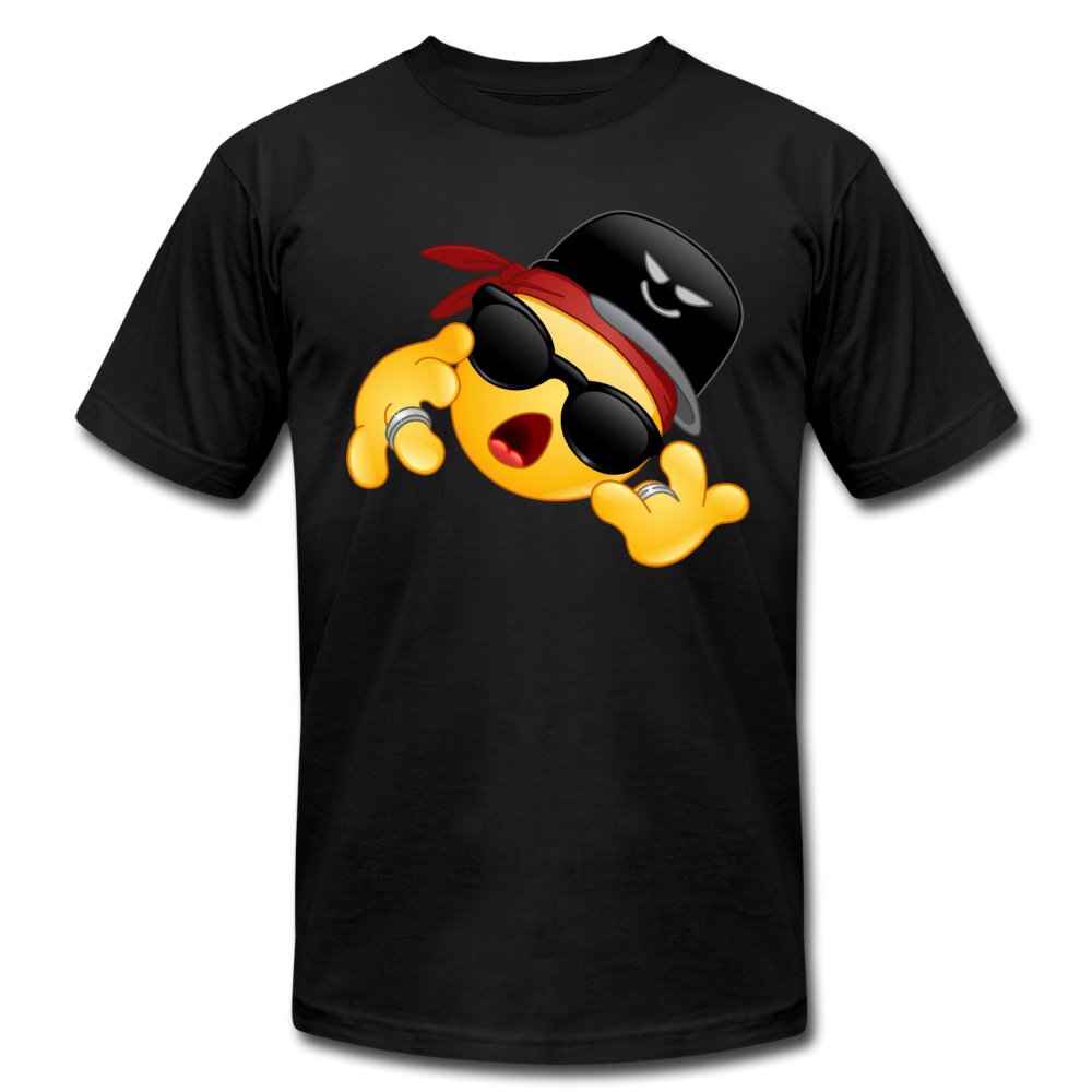 Hip Hop Emoji T-Shirt - black