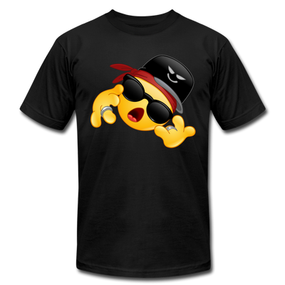 Hip Hop Emoji T-Shirt - black