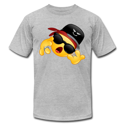 Hip Hop Emoji T-Shirt - heather gray