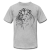 Tribal Maori Lion Cub T-Shirt - heather gray