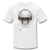 Skull Headphones T-Shirt - white