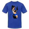 Girl with Guns T-Shirt - royal blue